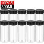 10/1PCS Clear Spices Bottle Salt Pepper Shakers Plastic Barbecue Seasoning Jars Condiment Box Home Kitchen Powder Storage Can