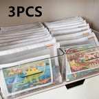 Toy storage bag Children's building blocks small toys special sorting bag bag transparent mesh gauze zipper mesh bag
