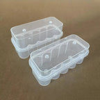 3/5/7/10mL Vial Storage Case Plastic Clear Freezer Tube Box Stackable Microtube Storage Box  Refrigerator Organizer