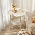 1pcs Four-Leaf Clover Sofa Side Several Bedroom Small Table Living Room Storage Table Creative Balcony Double Layer Coffee Table