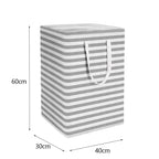75L Large Laundry bags Baskets with Handles Durable Dirty Clothes Hamper Storage Basket for Home Dorm Hotels Laundry 40*30*60cm