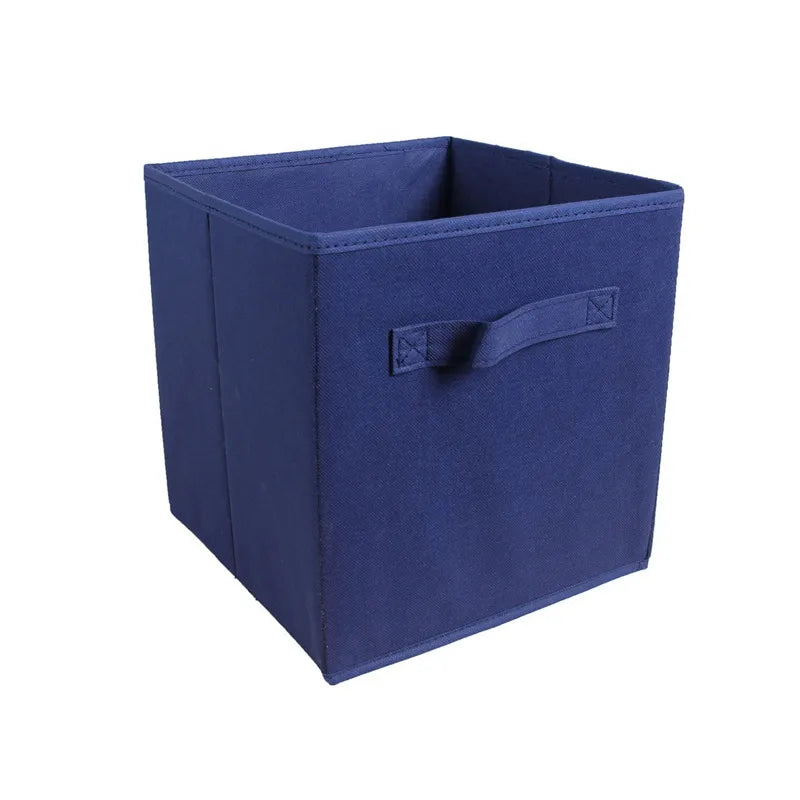 Cube Non Woven Fabric Storage Bin Collapsible Storage Box Home Supplies, Kid Toy Storage Organizer Cabinet Drawer Organization