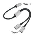 USB Type C Hub Extensions 4 Port USB Cable Splitter OTG High Speed Transfer Adapter Portable Converter For PC Laptop Macbook Pro