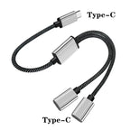 USB Type C Hub Extensions 4 Port USB Cable Splitter OTG High Speed Transfer Adapter Portable Converter For PC Laptop Macbook Pro