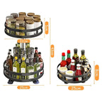 Rotating Spice Rack – 360° Kitchen Storage Organizer