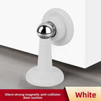 Silicone Anti-collision Magnetic Door Stopper Bedroom Door Study Door Buffer Door Suction No Punching Strong Bonding