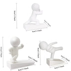1/3 Pcs Cute decorative door stopper, flexible and movable door stopper, anti slip base to protect walls,home decoration