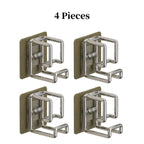 1/2/4/6Pcs Stainless Steel Washbasin Hook Multifunction Punch-free Kitchen Bathroom Rack Basin Storage Rack Towel Hanging Holder