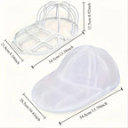 Hat cleaning cage for washing machines, hat cleaner with mesh bag,Hat bags or hat racks can be purchased separately.