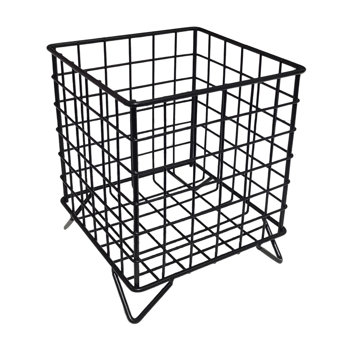 Multifunctional Iron Storage Basket Farmhouse Metal Kitchen Seasoning Snacks Basket Suitable for Friend Family Neighbors Gift