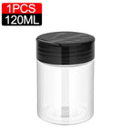10/1PCS Clear Spices Bottle Salt Pepper Shakers Plastic Barbecue Seasoning Jars Condiment Box Home Kitchen Powder Storage Can