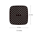 2pc/1pc Air Fryer Silicone Tray Rectangle Oven Baking Basket Reusable Liner Insert Dish Fried Chicken for Airfryers Accessories