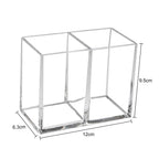 Transparent lipstick Cosmetic Makeup Acrylic Makeup Brush Tool Storage Box Case Make-up Brush Holder Table Organizer Makeup Tool