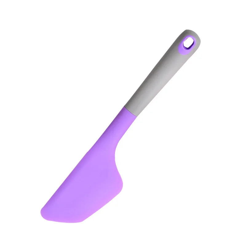 Silicone Spatula Heat Resistant Non-stick Kitchen Turner Spatula for Baking Cake Mixing Cooking Utensils with Ergonomic Handle