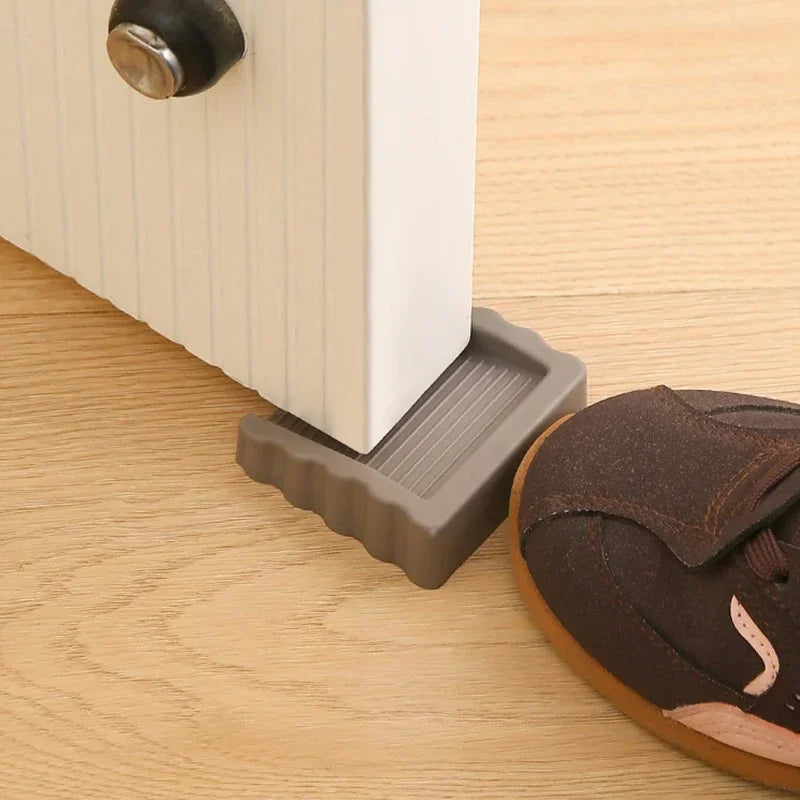 Bidirectional Door Stopper Windproof Safety Door Wedge Prevent Kicking Door Bottom Blocker