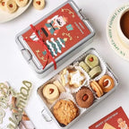 Old-fashioned Rectangular Iron Box High Quality Metal Storage Box Cake Packaging Box Durable with Lid Candy Box