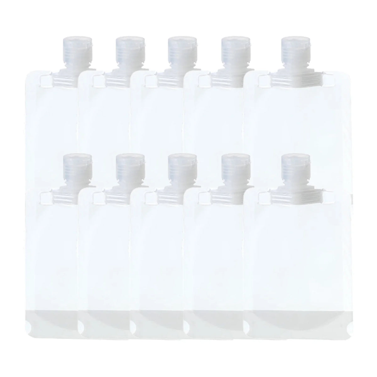 10Pcs 30/50/100ML Travel Storage Bag Portable Packaging Cosmetic Lotion Shower Gel Shampoo Leakproof Refillable Empty Bag