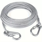 1pc 2/5/10meters Versatile Clothesline Stainless Steel Rope for Outdoor Camping Traction Ropes Thickened Dog Pet Leash