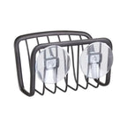 Stainless Steel Suction Cup Sponge Holder Drain Storage Caddy For Kitchen Sink Organization
