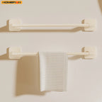 Homefish Grey White Black 40cm 30cm Punch‑Free Wall Mounted Single Pole Towel Rack Bathroom Storage Hanging Rack