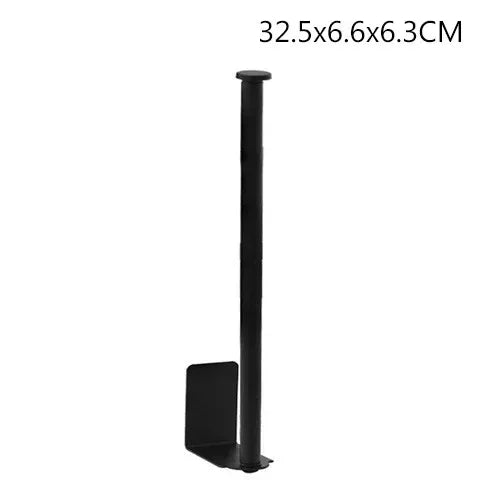 Adhesive Paper Towel Holder Toilet Roll Paper Holder Bathroom Punch-Free Roll Paper Holder Stainless Steel Black Gold Roll Rack
