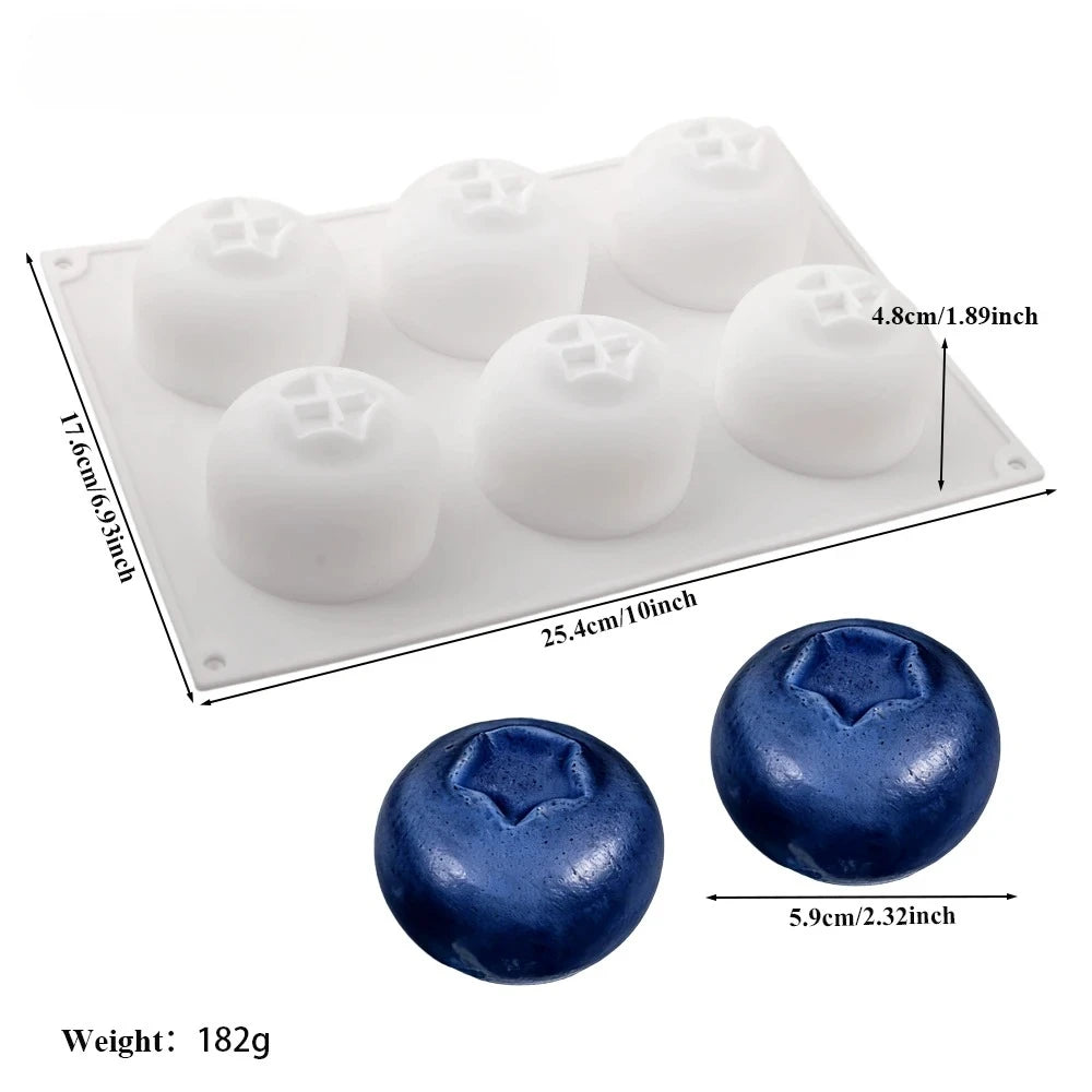 3D Mango Design Silicone Cake Molds Party Pastry Bakeware Fruit Mousse Cake Mould Kitchen Food Grade Dessert Baking Tools