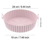 Silicone Air Fryer Liners Pot,Airfryer Basket Cooking Gadgets ,Reusable Baking Tray Non-stick Pizza Pan Oven Kitchen Accessories