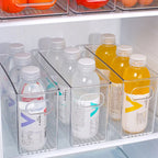 Transparent Refrigerator Storage Box Vegetable Fruit Organizer Fridge Clear Container for Kitchen Food Drinks Storage
