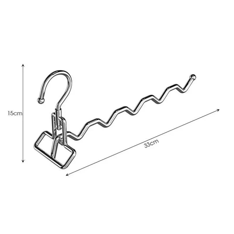 Folding Stainless Steel Clothes Hanger Organizer Travel Hotel Drying Hanger Essential Trips Home Simple Hanging Clothes Hangers