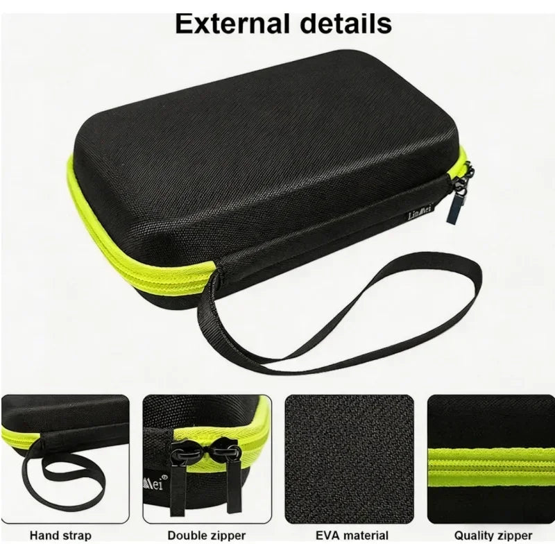 Storage Case for Philips Shaver Electric Trimmer Shaver Travel Case Storage Bag for Philips One Blade QP2530/2520