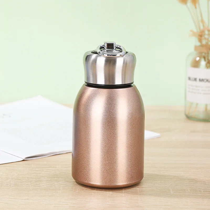 300ml Mini Insulated Travel Mug Made of Stainless Steel Keeps Beverages Hot Cold For Hours Perfect Companion for Camping Trips