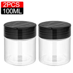 10/1PCS Clear Spices Bottle Salt Pepper Shakers Plastic Barbecue Seasoning Jars Condiment Box Home Kitchen Powder Storage Can