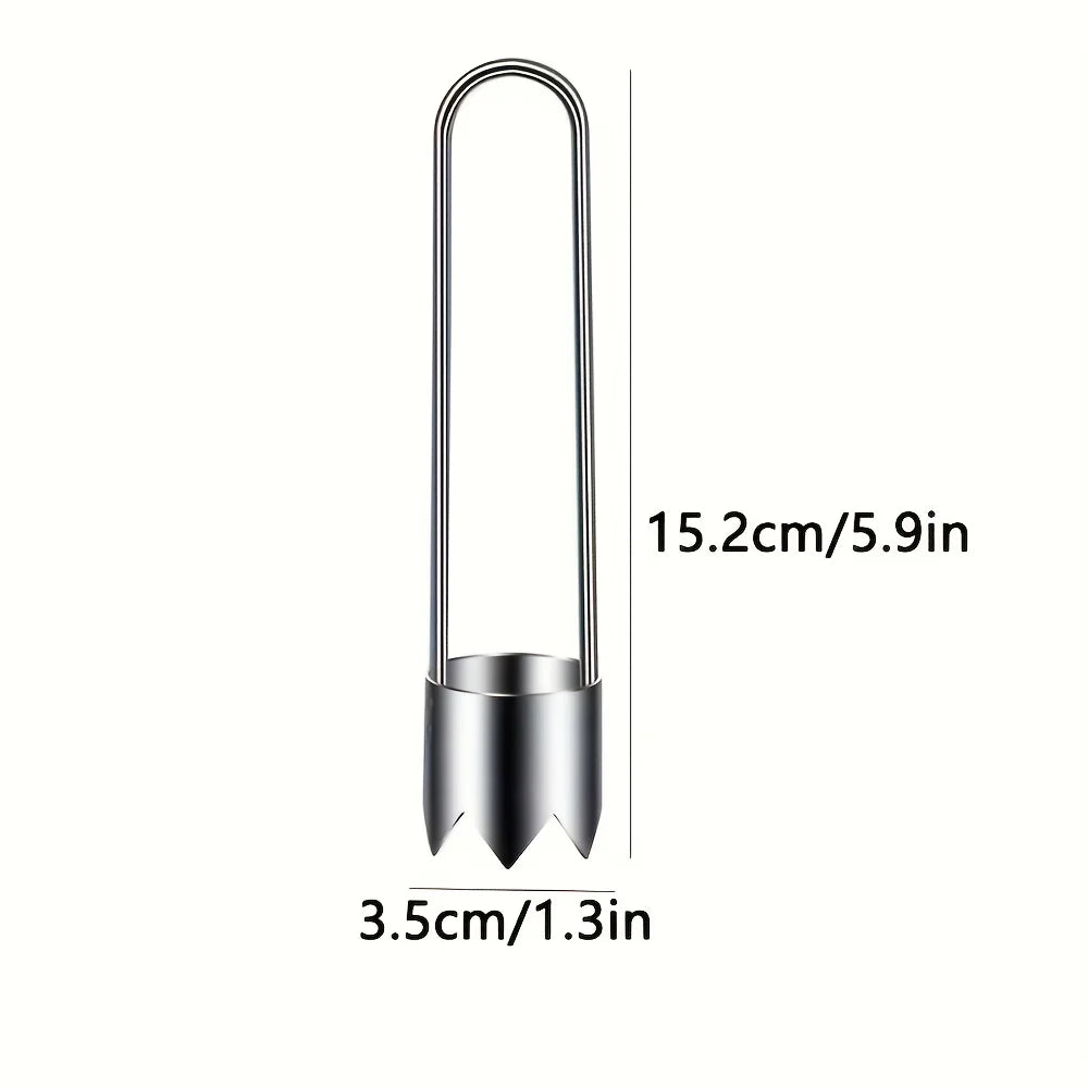 1/2/3pcs Stainless Steel Corer Tool - for Fruits & Veggies Like Apples, Peppers, Tomatoes | Easy Core Removal | Durable