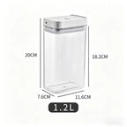 Transparent Plastic Grain Seal Tank Spaghetti Storage Container Moisture-Proof Snack Jar Kitchen Food Tank Pasta Storage Box