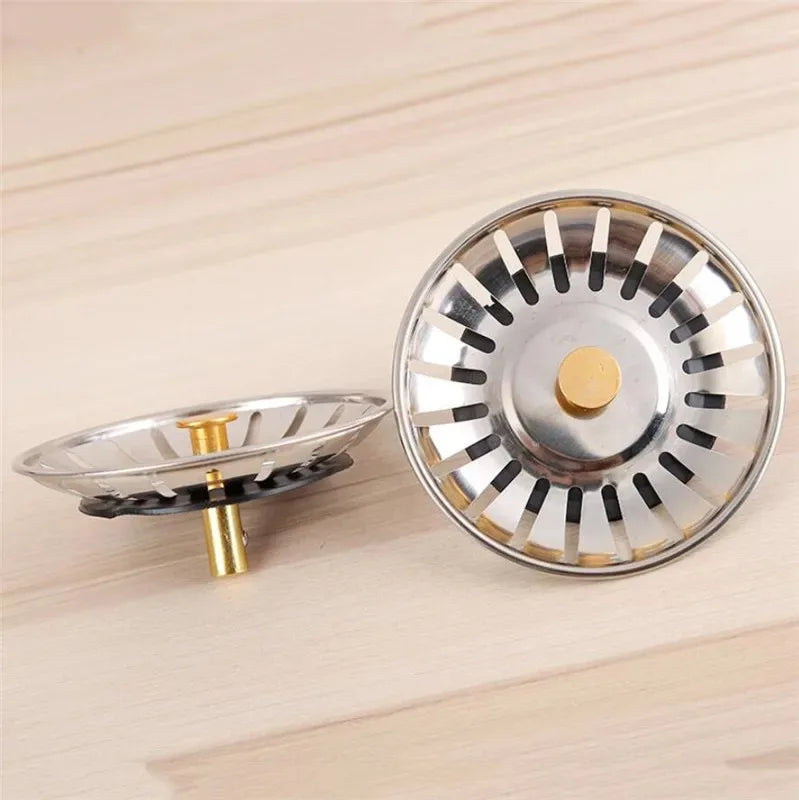 2pcs Kitchen Sink Strainer Stopper Waste Plug Sink Filter Filtre Sink Strainer Filter Floor Drain Kitchen Tools