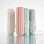 kkjoy 1pc Portable Toothbrush CupToothpaste Holder Travel Toiletries Storage Case | New Creative Storage Box for Home & Travel