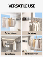 Retractable Clothesline Collection Laundry Extendable Wall Clothesline Clothes Hanger Retractable Clothes Horse Drying Rack Line