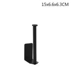 Adhesive Paper Towel Holder Toilet Roll Paper Holder Bathroom Punch-Free Roll Paper Holder Stainless Steel Black Gold Roll Rack