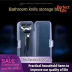 1Pc Stylish and Durable Shaving Storage Box for Men's Razors, Easy to Carry and Keep Clean and Keeps Your Shaver Well Organized