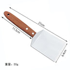 Stainless Steel Spatula and Grill Scraper Non Stick Durable Barbecue Cooking Tools Pizza Shovel Pancake Beef BBQ Utensils