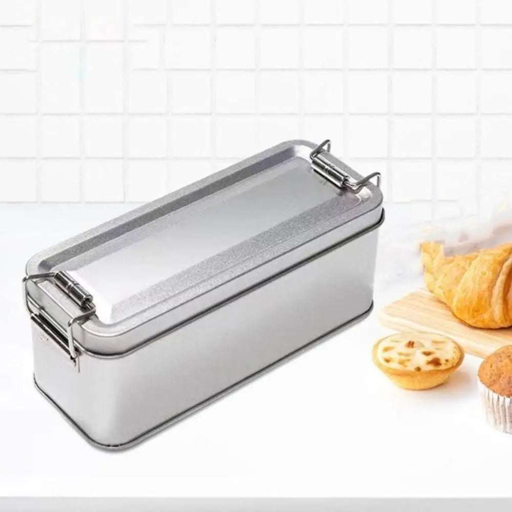 Old-fashioned Rectangular Iron Box High Quality Metal Storage Box Cake Packaging Box Durable with Lid Candy Box