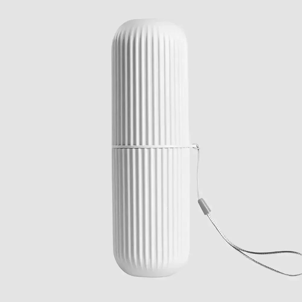 kkjoy 1pc Portable Toothbrush CupToothpaste Holder Travel Toiletries Storage Case | New Creative Storage Box for Home & Travel