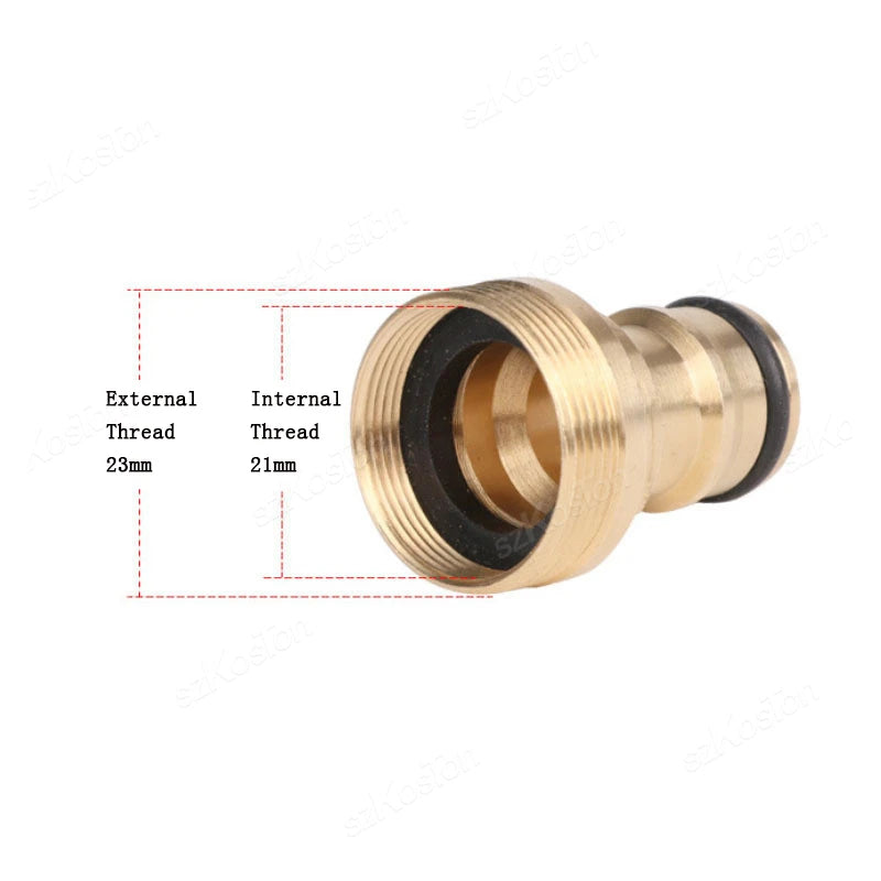 1/2/5PCS Universal Tap Kitchen Adapters Brass Faucet Watering Garden Tools Tap Connector Mixer Hose Adaptor Basin Accessories
