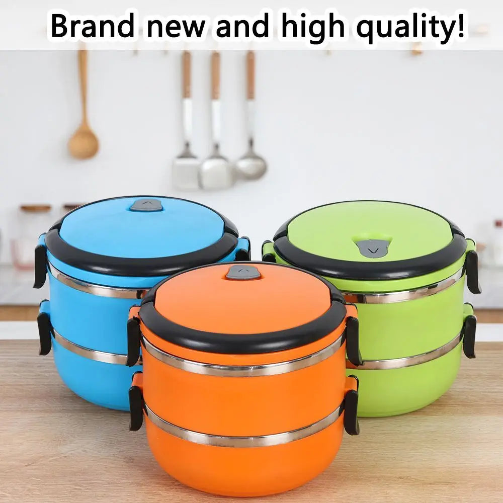 Leakproof Trave Kitchen Storage Vacuum Lunch Box Warmer Food Container Hot Food Flask