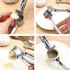 Kitchen Aluminum Alloy Garlic Grinder, Extruder, Manual Press, Grinding Tools, Kitchen Small Tools
