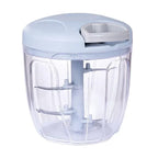 New Crusher Vegetable Onion Cutter Kitchen Cooking Accessories 500/900ML Manual Meat Mincer Garlic Chopper Rotate GarlicPress