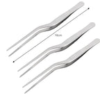 3/1Pcs Kitchen Tweezer Utensil BBQ Tweezer Food Clip Kitchen Bar Chief Tong Stainless Steel Portable for Picnic Barbecue Cooking