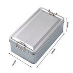 Old-fashioned Rectangular Iron Box High Quality Metal Storage Box Cake Packaging Box Durable with Lid Candy Box