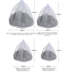 Nylon Mesh Laundry Bag - Adjustable Shoulder Strap, Drawstring Closure, Perfect for Dorms & Apartments
