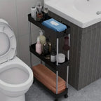 Push Trolley Shelf Floor Multi-layer Bathroom Bathroom Crevice Living Room Storage Trolley Kitchen Crevice Shelf